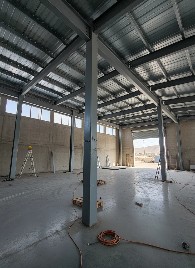 Industrial steel structure reference